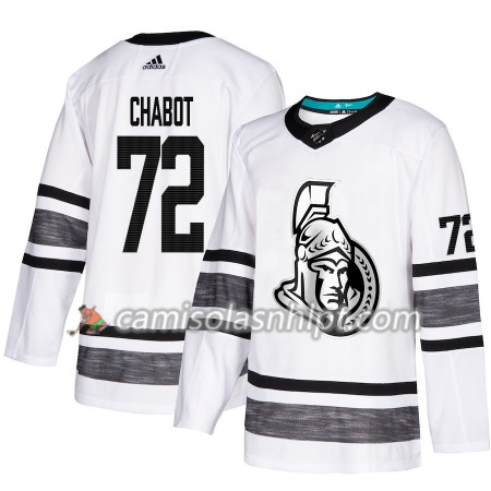 Camisola Ottawa Senators Thomas Chabot 72 2019 All-Star Adidas Branco Authentic - Homem